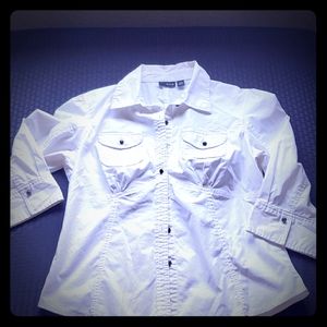 a.n.a White Button down Top #3